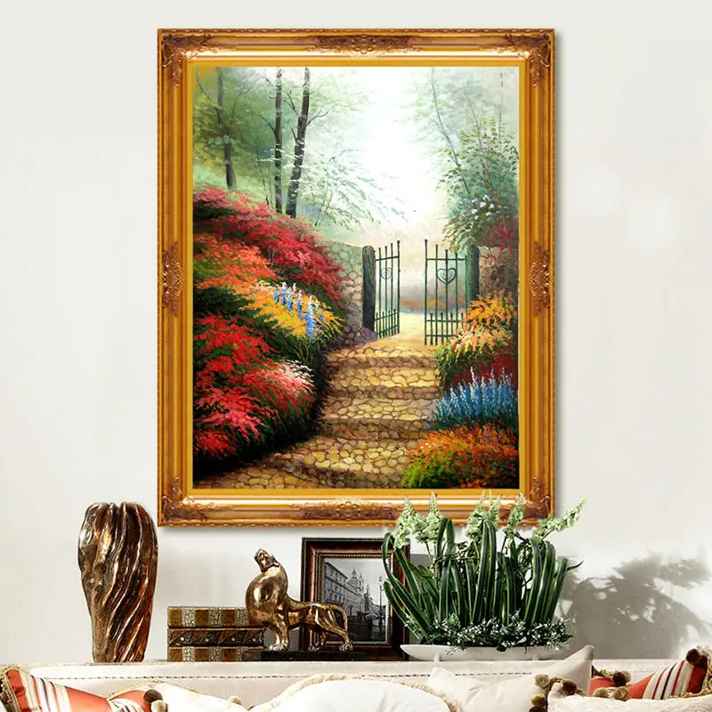 Художественная распродажа картина маслом с ручной росписью Томас кинкадд копия