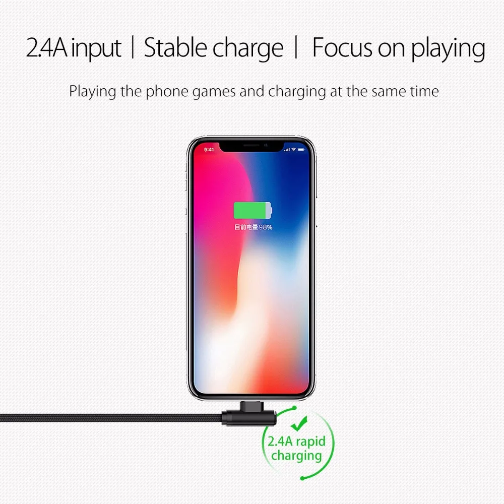 ORICO HTL освещение USB кабель Зарядка для iphone X 8 7 Быстрая зарядка кабель для передачи данных для iphone iPad кабель для мобильного телефона