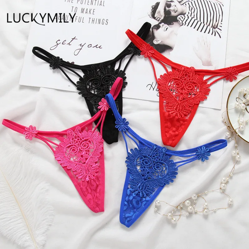 Luckymily, женское нижнее белье, сексуальные, с цветочным рисунком, с Т-образной спинкой, низкая талия, стринги для девушек, сексуальное, эротическое, бесшовное нижнее белье, трусики, стринги