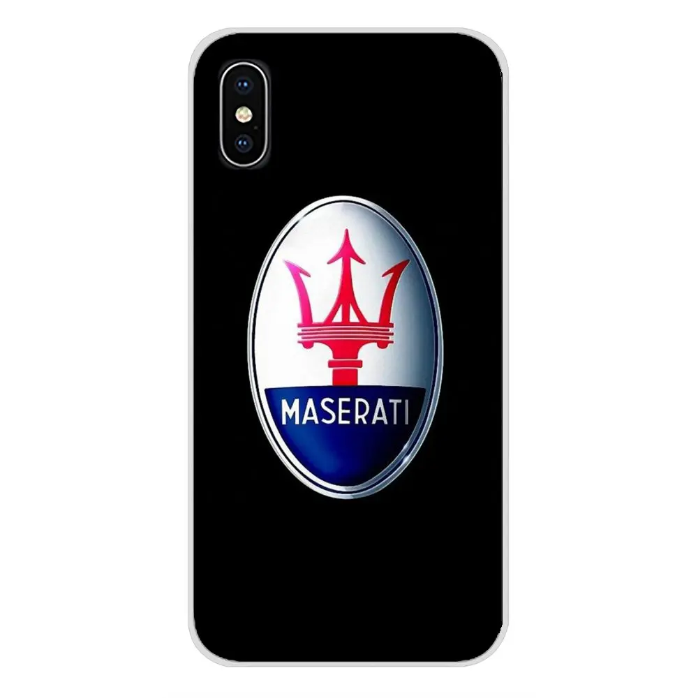 Аксессуары чехлы для телефонов Apple iPhone X XR XS MAX 4 4S 5 5S 5C SE 6 6S 7 8 Plus ipod touch Hot Maserati|Чехлы-накладки| |