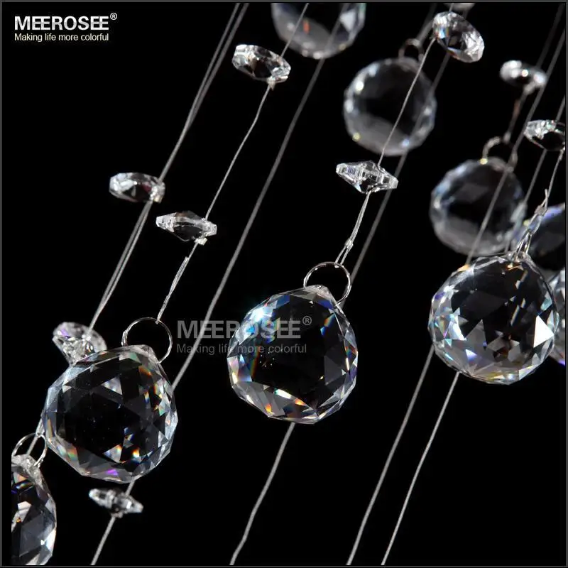 売る 現代スパイラルクリスタルシャンデリア照明器具ロングクリスタルライトランプフラッシュマウント階段のためのフィッティング階段ヴィラ