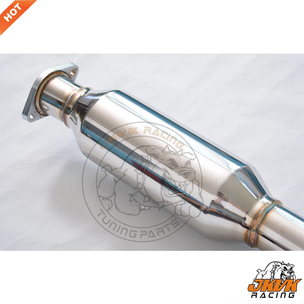 JKVK гоночный нержавеющий CATBACK для 2 5 &quotMI NI R52 R53 CO OPER S 1.6L 02 06 выхлопной