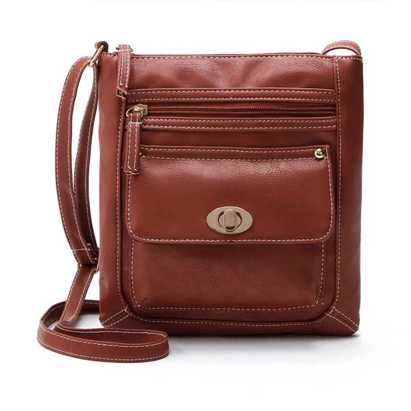 

Fashion Multifunction bag Casual Womens Leather Satchel Cross Body Shoulder Messenger Bag sac bandouliere femme A50