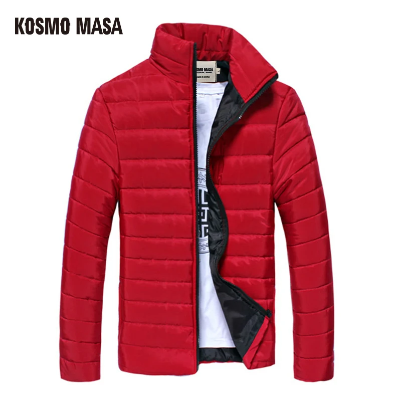 

KOSMO MASA 2017 Cotton Thick Winter Jacket Parka For Men Spring Autumn Slim Casual Windproof Jackets Coat Mens Down Parkas MP019