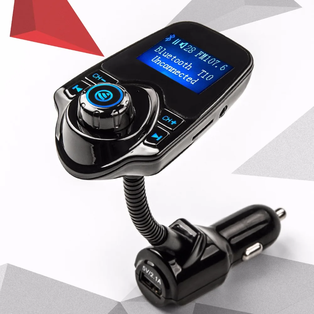 Автомобильный FM передатчик MP3 Bluetooth плеер комплект громкой связи с ЖК дисплеем USB