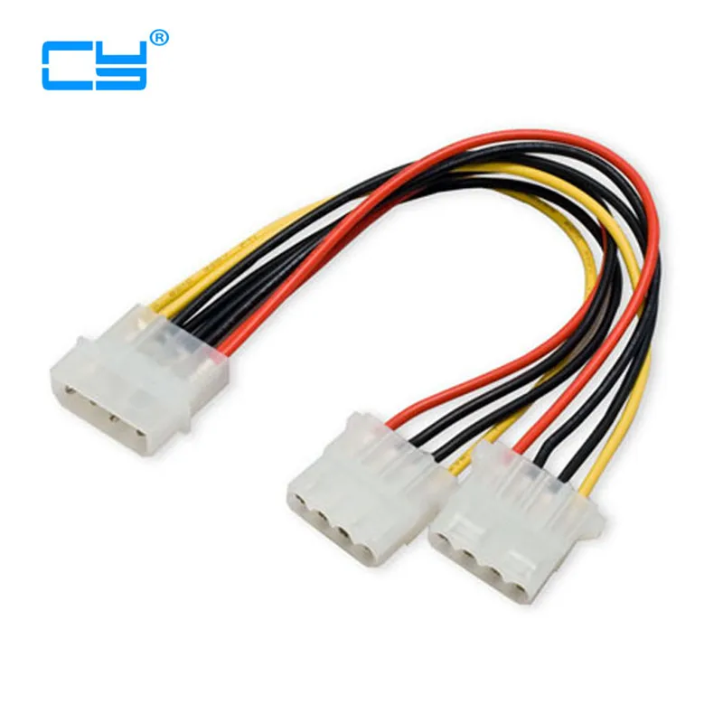 

IDE 4p to dual IDE Y Splitter 10cm hard disk Power supply Extension Cable