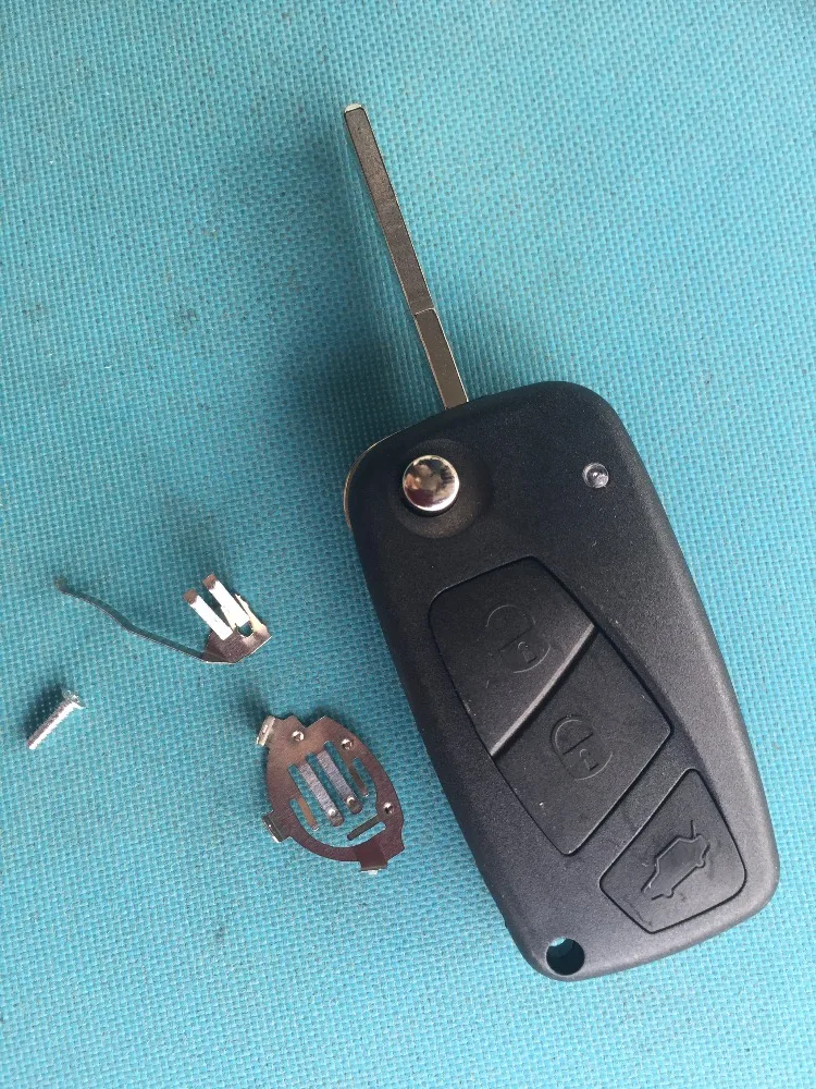 Сменный чехол для ключей с откидной крышкой черный Fiat CROMA LINEA SCUDO STILO FIORINO BRAVO 3