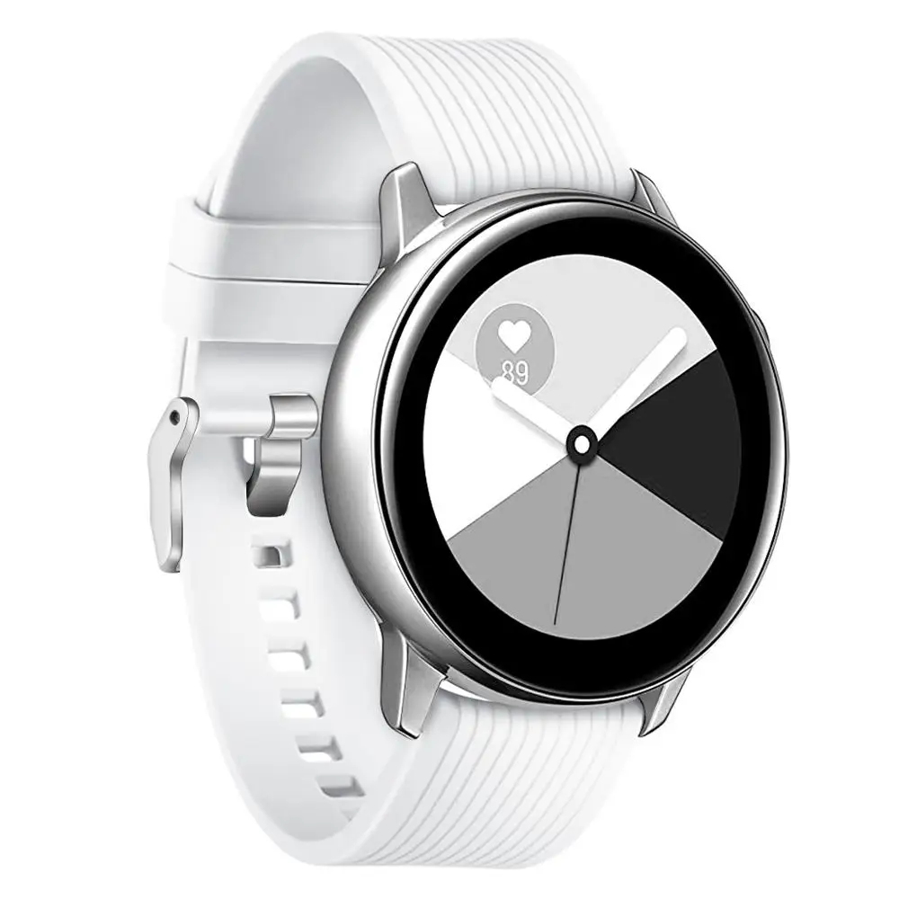 2 20 мм силиконовый спортивный ремешок для samsung Galaxy Watch, браслет для huawei Huami, сменный ремешок для часов 91015 - Цвет ремешка: 2