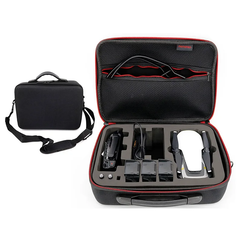 Nylon Shoulder Bag Mavic Air водонепроницаемая сумка портативный чехол PU углеродная кожа коробка для хранения сумка на плечо для DJI MAVIC AIR - Цвет: Nylon Shoulder Bag