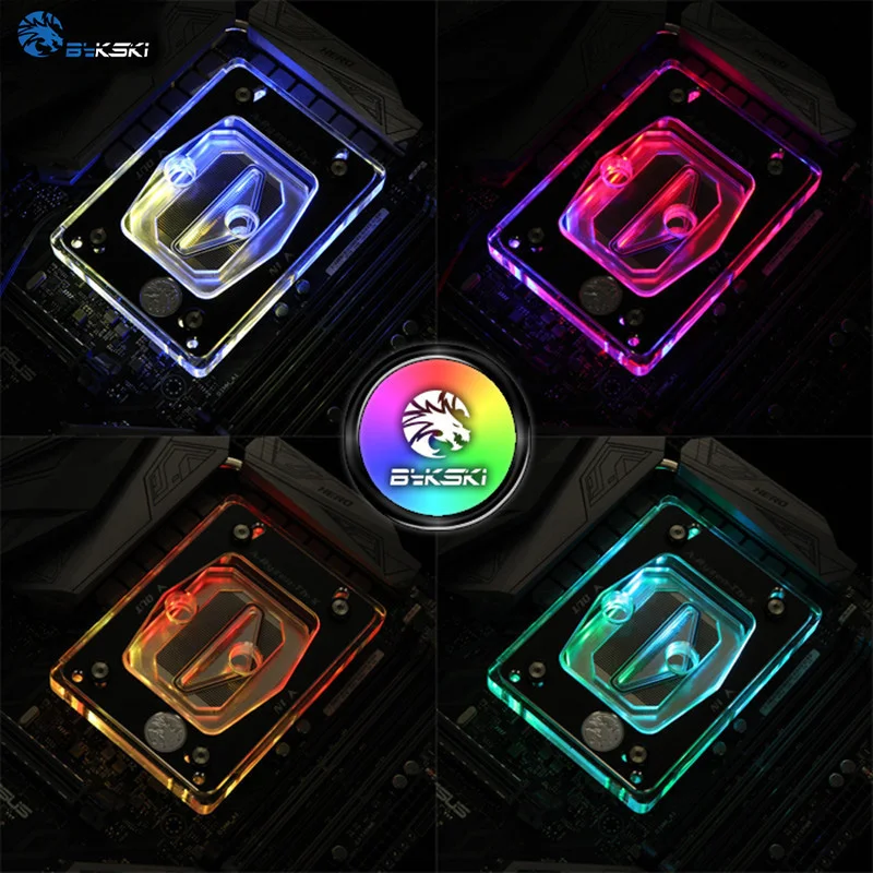 Блок водяного охлаждения процессора Bykski для AMD серии 940 AM2 + AM3 AM4 x397 RGB/RBW|Кулеры и