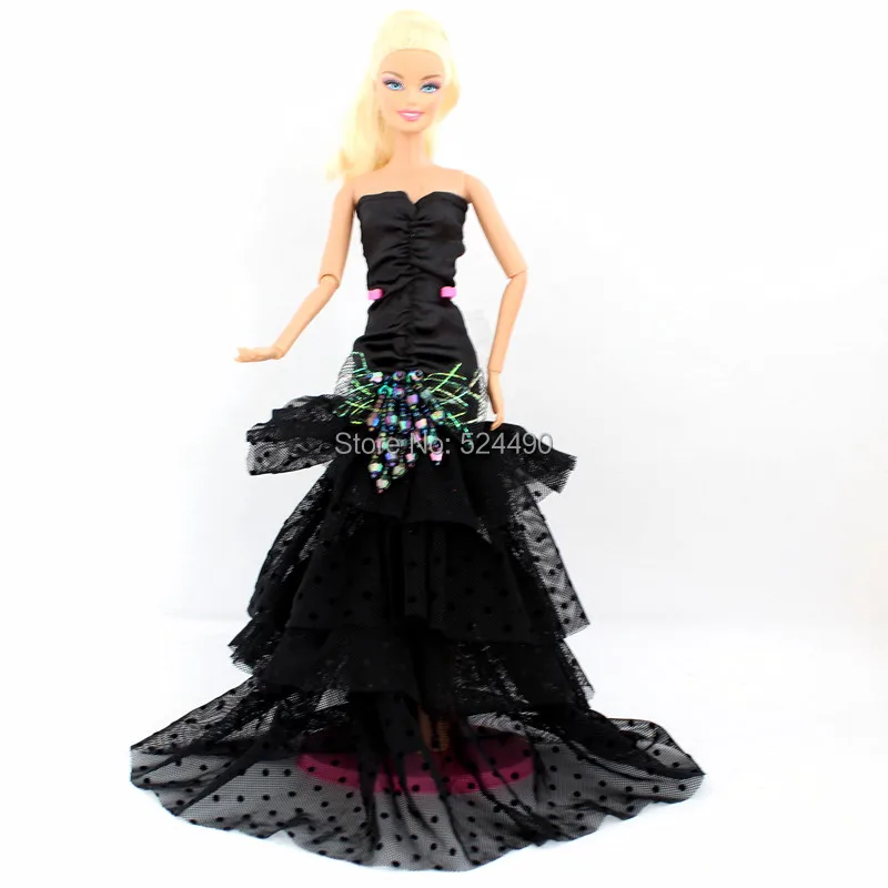 5 шт. высококачественные вечерние платья ручной работы наряд модное платье