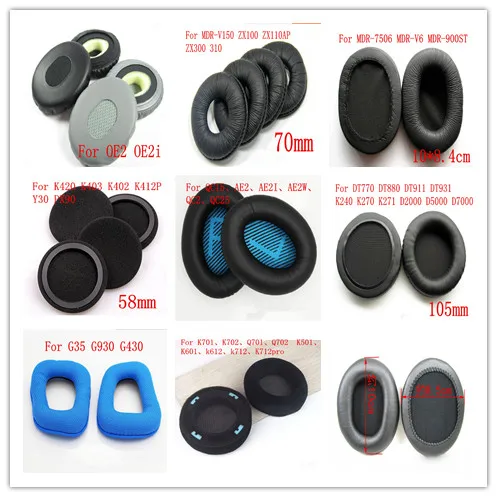 

Headphone sponge cover earmuffs 10pcs