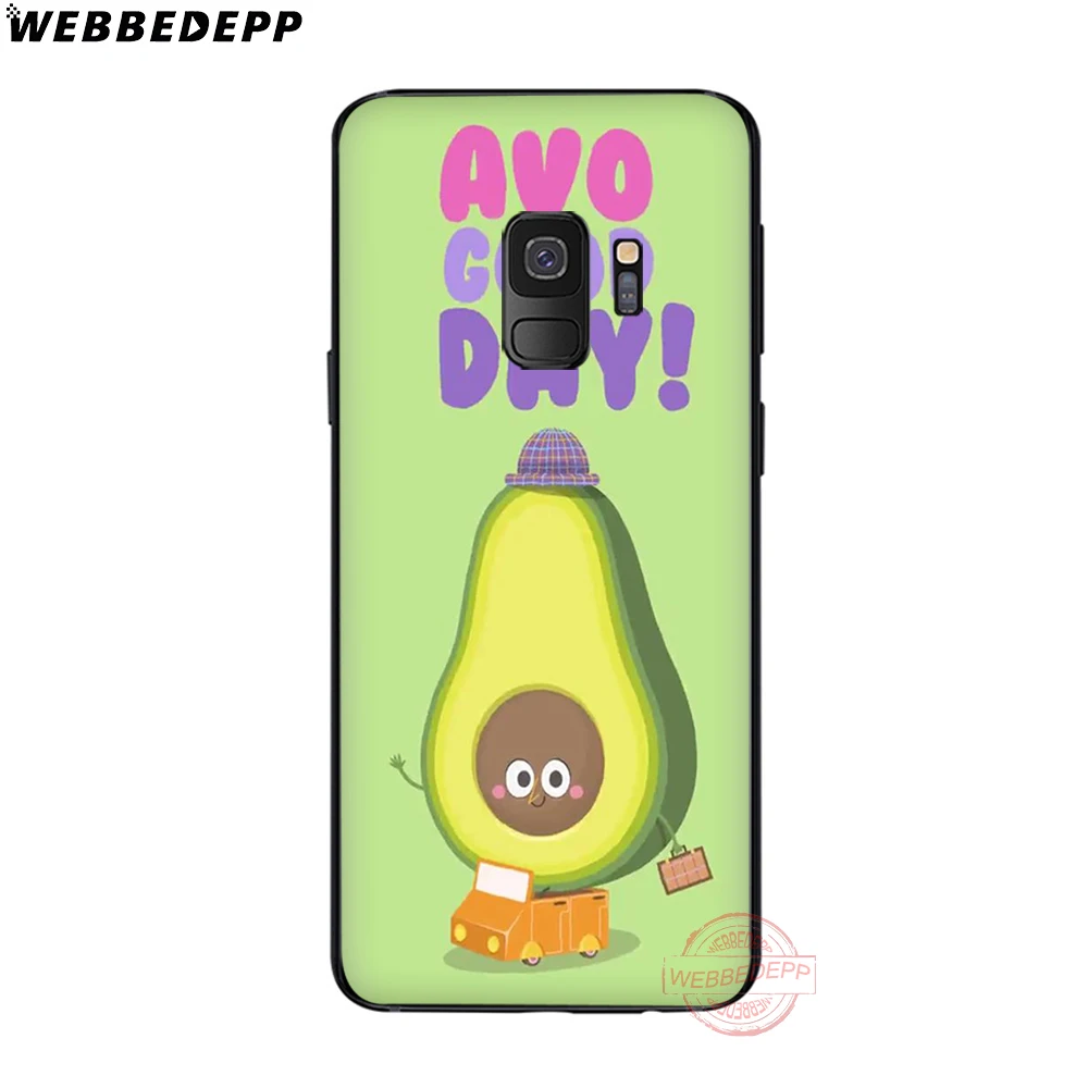 WEBBEDEPP интересные авокадо мягкий чехол для телефона с изображением цветов Samsung S6 S7