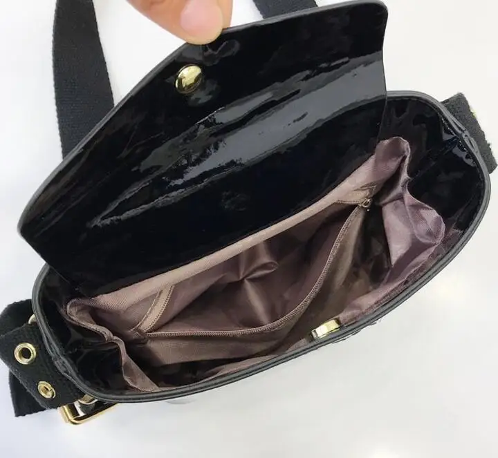 Мода лоскут для женщин 2018 Сумка crossbody сумки хип хоп Кожа Роскошные женские