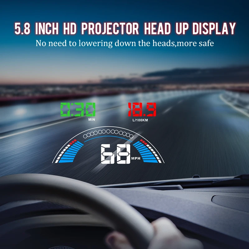 Прибор Диагностический WiiYii S7 GPS OBD2|Проекционный дисплей| |
