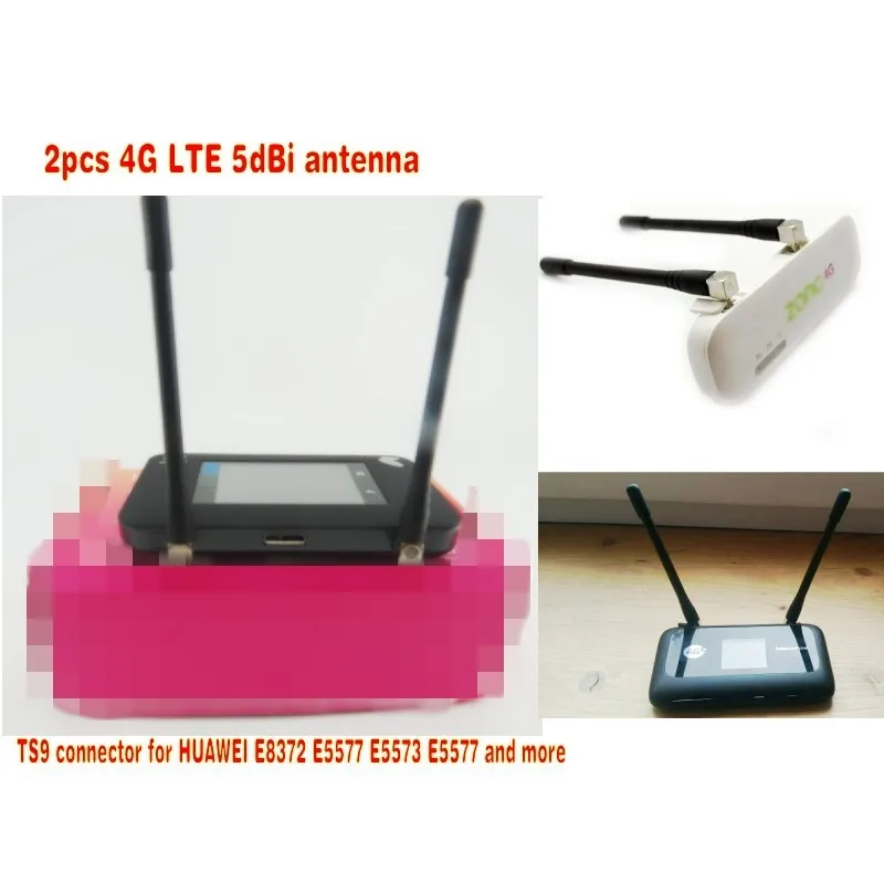 Антенный усилитель LTE 4G 2 шт. для HuaWei E8372 E398 E5372 E5577 E5786/ ZTE mf823 3G антенна TS9 разъем