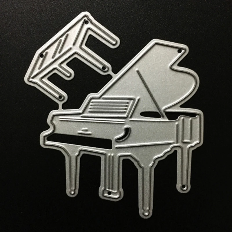 SCD049 фортепиано металлические режущие штампы для трафареты скрапбукинга