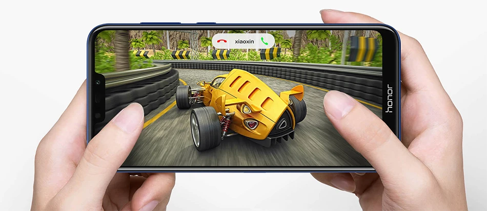 Honor 8C, 4 Гб, 32 ГБ, Google Play, мобильный телефон, 4000 мАч, Восьмиядерный процессор Snapdragon 632, 6,26 дюймов, полный экран, 13 МП, двойная камера