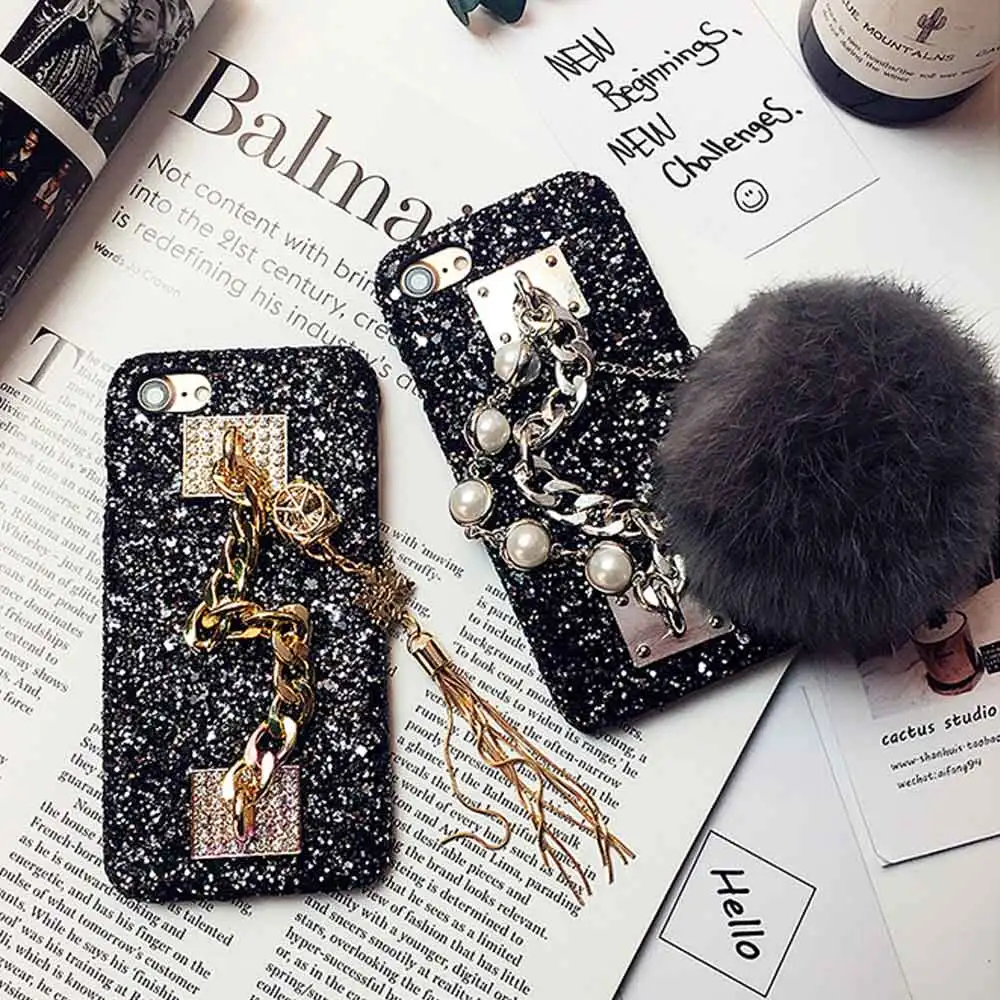 Брелок Zoeber с милыми пушистыми кроличьими ушами брелок для ключей шариком в стиле