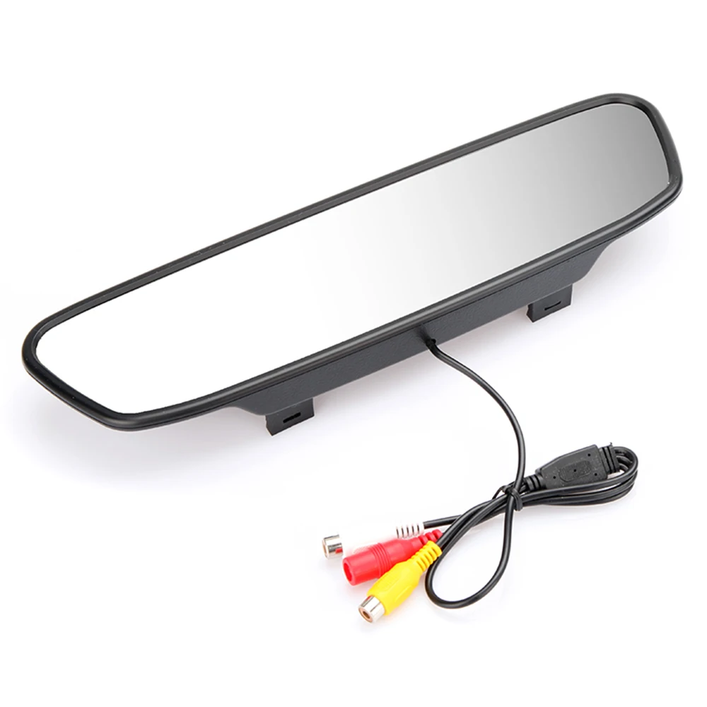 Зеркало заднего вида 5 дюймов 800*480 2 канала|monitor with rca input|monitor composite video inputmonitor spliter |