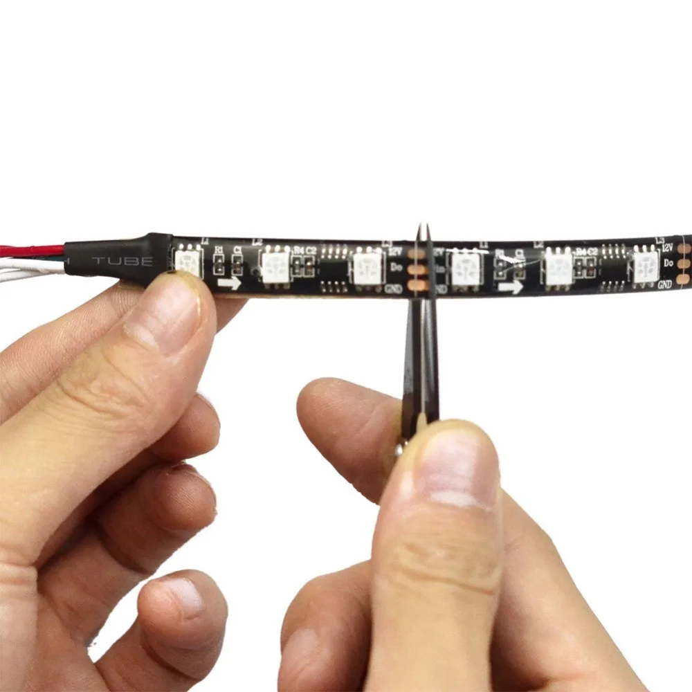 Светодиодный DC12V мечта Цвет Светодиодные ленты свет Наборы WS2811 SMD 300 светодиодный