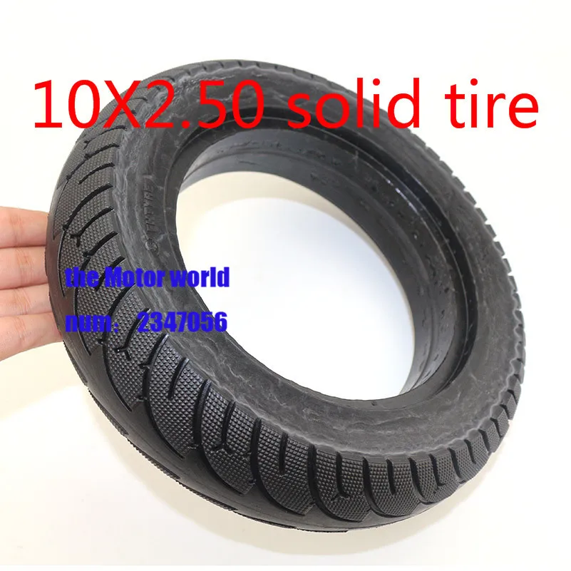 

10x2.50 Solid Wheel Tyres Tyre Inflation Free for 8/10 inch Electric Scooter Accessory Electric Scooter solid Tires