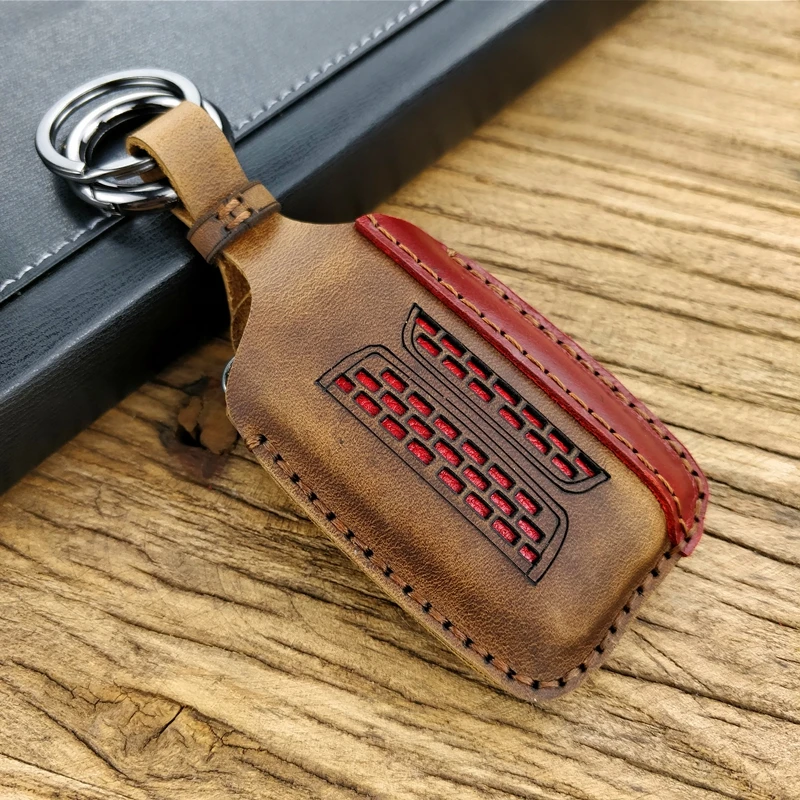 Кожаный чехол держатель для ключей в подарок Land Range Rover Sport Discovery Evoque Freelander2 JAGUAR XE XF