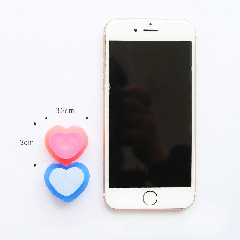 2 шт./лот новинка милый светящийся ластик со звездами и сердечками Желейная