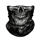Балаклава с черепом BJMOTO, бесшовная защитная маска для шеи и лица, шарф, шарф для езды на велосипеде, охоты, бандана, повязка на голову