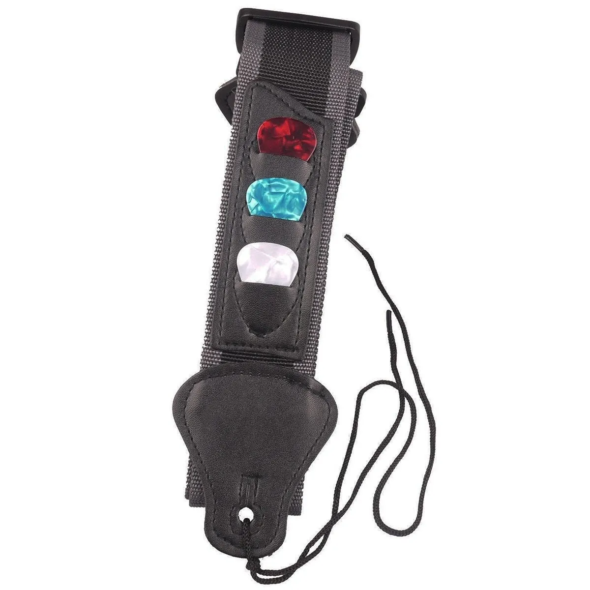 Ремень для гитары из нейлона ремень с тремя выбирает легкий держатель