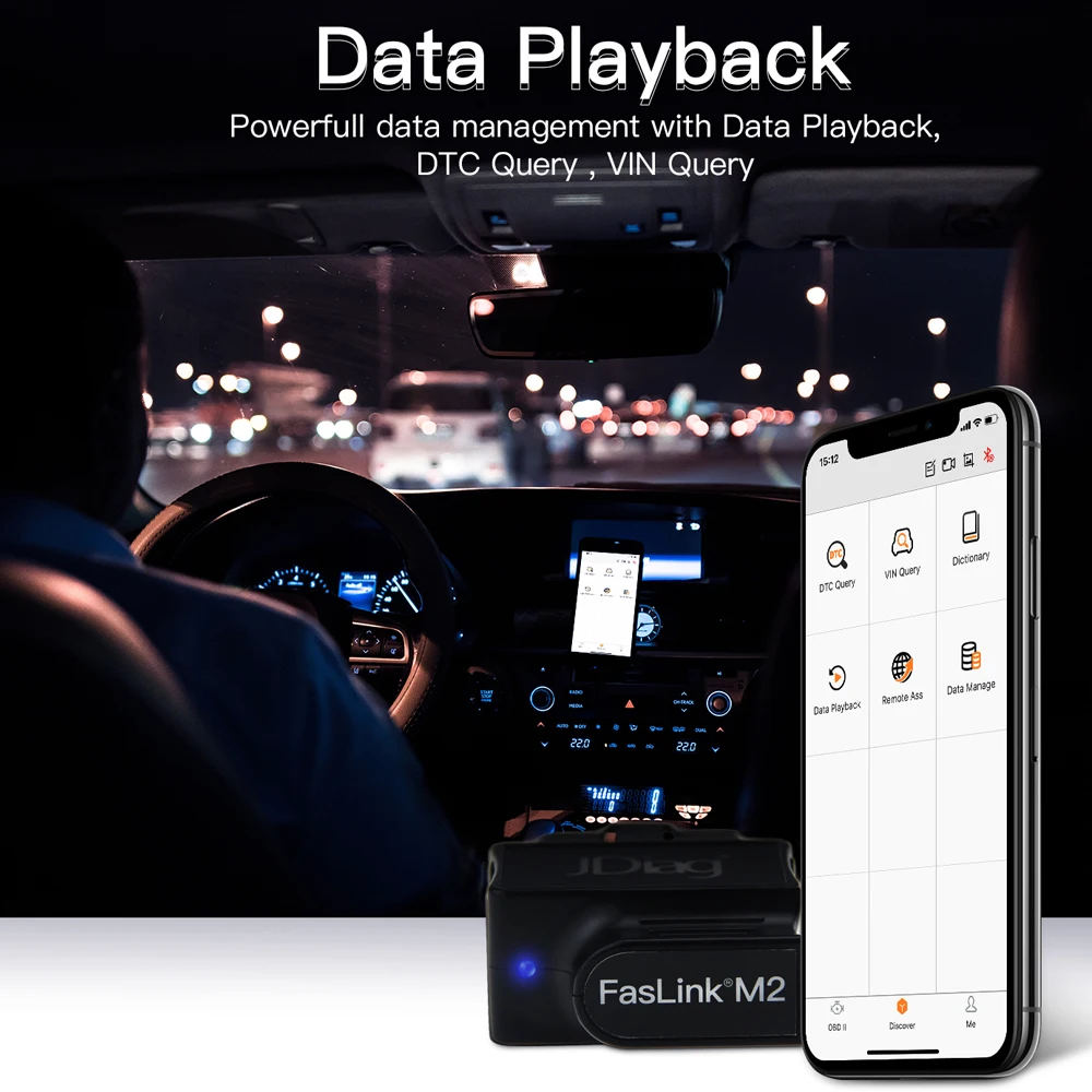 Функциональный OBDII JDiag Faslink M2 код читателя автомобильный диагностический сканер OBD2 Bluetooth 4,0 сравнить OBDLink Easydiag 3,0