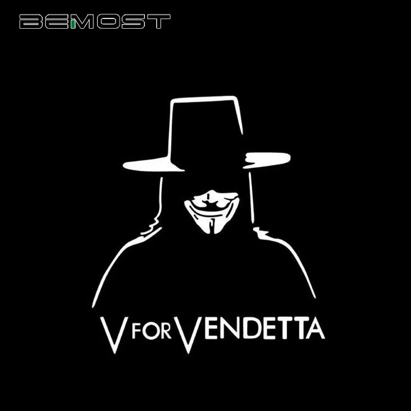 BEMOST 2018 New V для VENDETTA Маска рейнджеры светоотражающие автомобильные наклейки