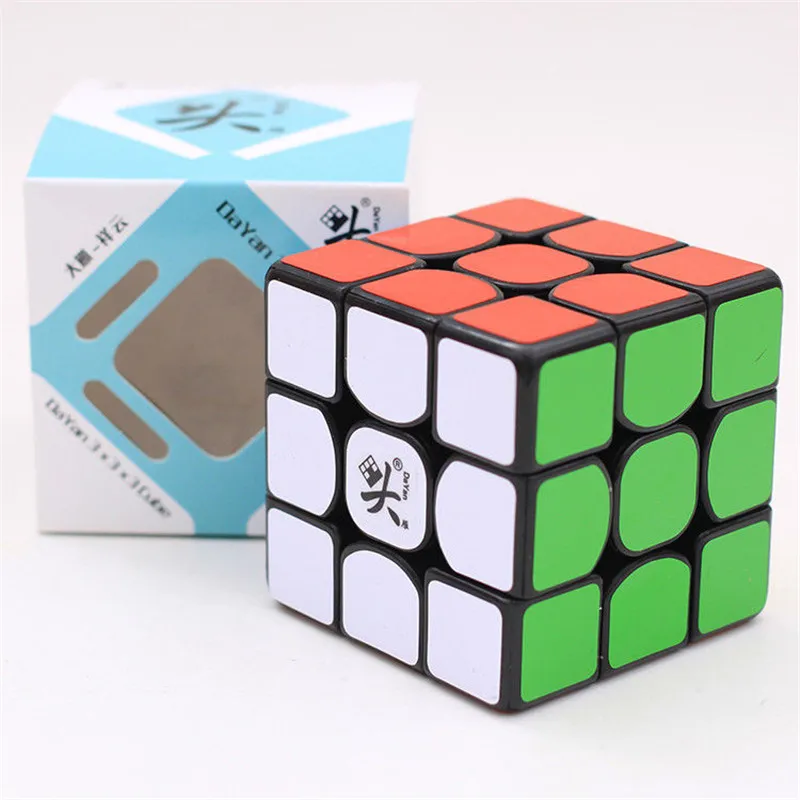 DaYan XiangYun 3X3X3 волшебный куб скоростной Твист Головоломка Необычные игрушки черный ультра-Гладкий 5,7 см безопасный ABS профессиональный