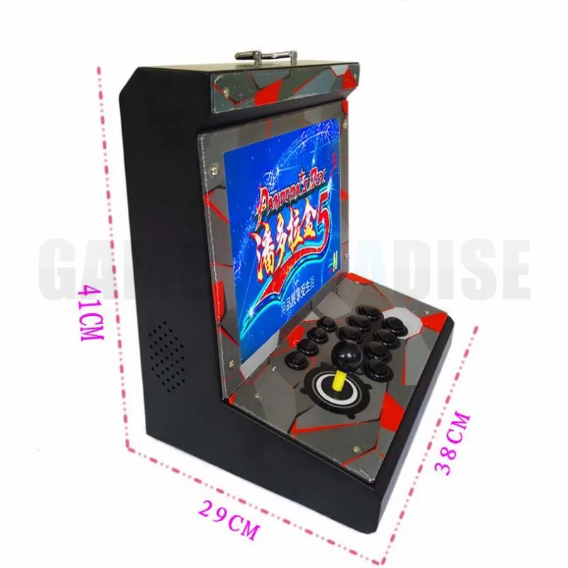

2 pcs metal Case Family 1 player Mini Arcade Game Machine with 15 inch LCD 960/1388 in 1 games board HDMI output