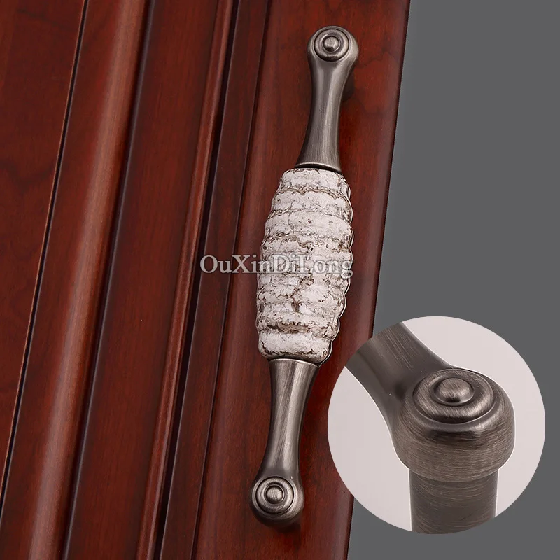 Топ разработан 10 шт. европейские антикварные кухонные дверные ручки для мебели