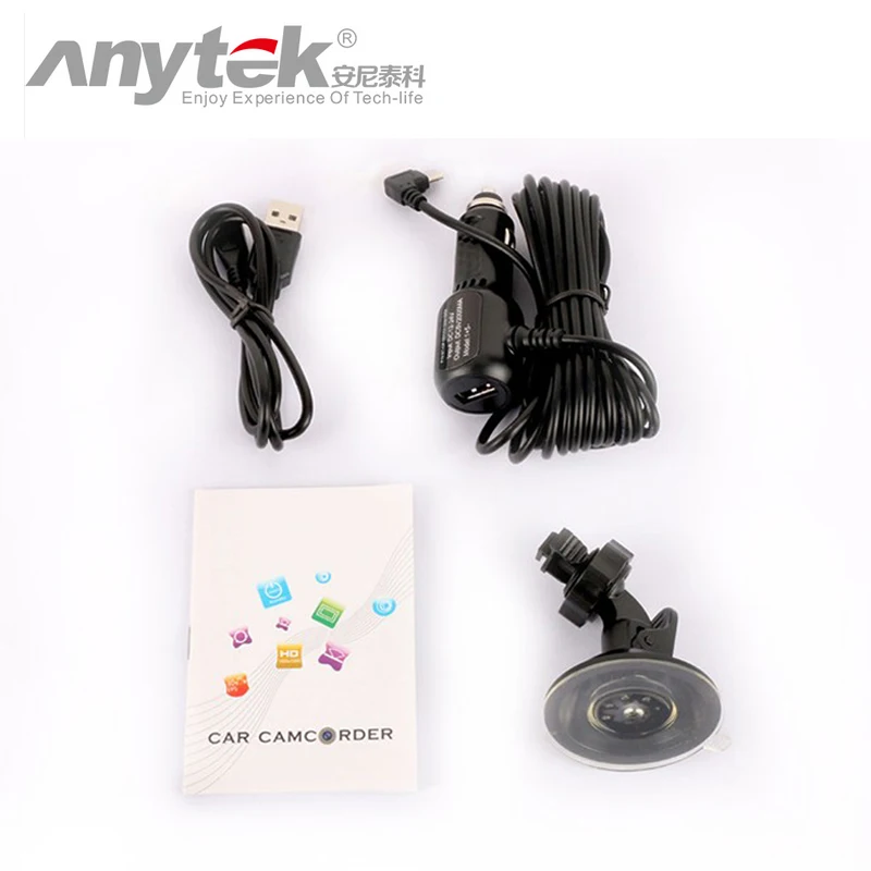 Оригинальный Anytek A3 DVR Full HD видеорегистратор ночное видение автомобильный Novatek 96655