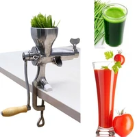 wheatgrass juicer manual stainless steel healthy wheat grass fruit vegetable juicing machine zf