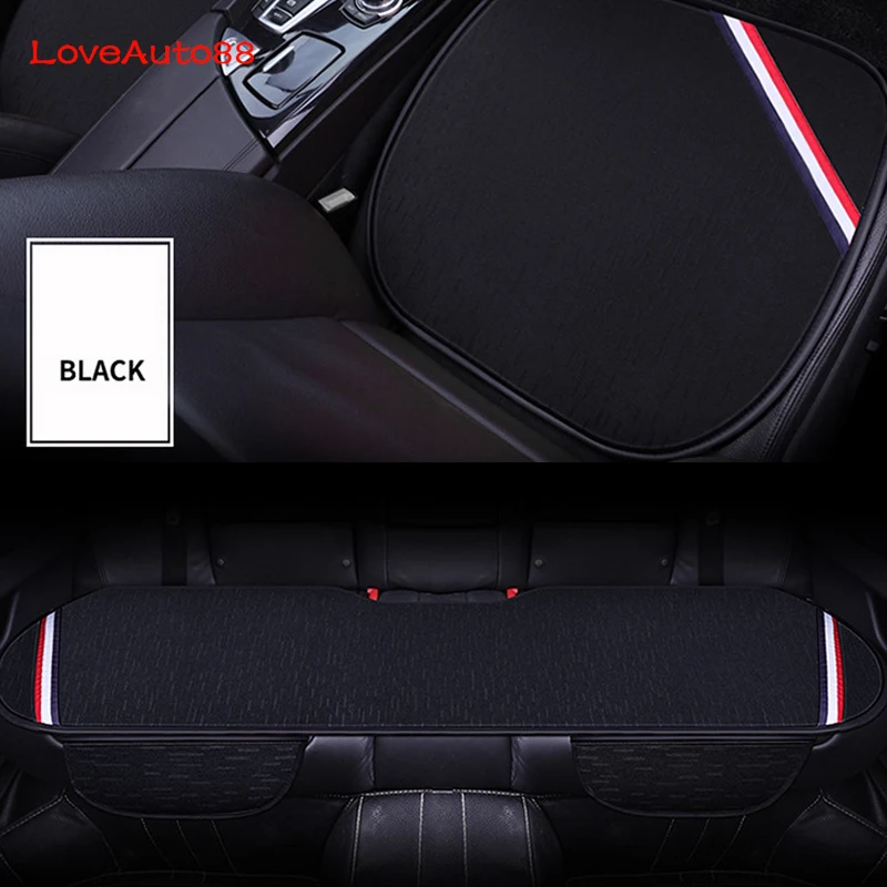 3pcs Universal Car Seat Cover Front Rear Seats Breathable Protector Mat Pad Auto Accessories Four Seasons | Автомобили и