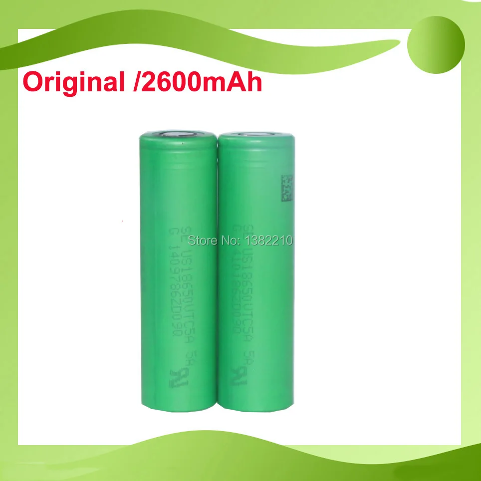 2 шт./лот 100% подлинный 3 6 В 18650 US18650 VTC5A 2600 мАч непрерывный 35А механический