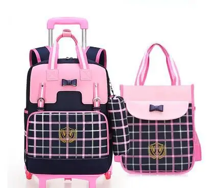 Рюкзак на колесиках для девочек, школьный рюкзак на колесиках, рюкзак-тележка для школы шт.