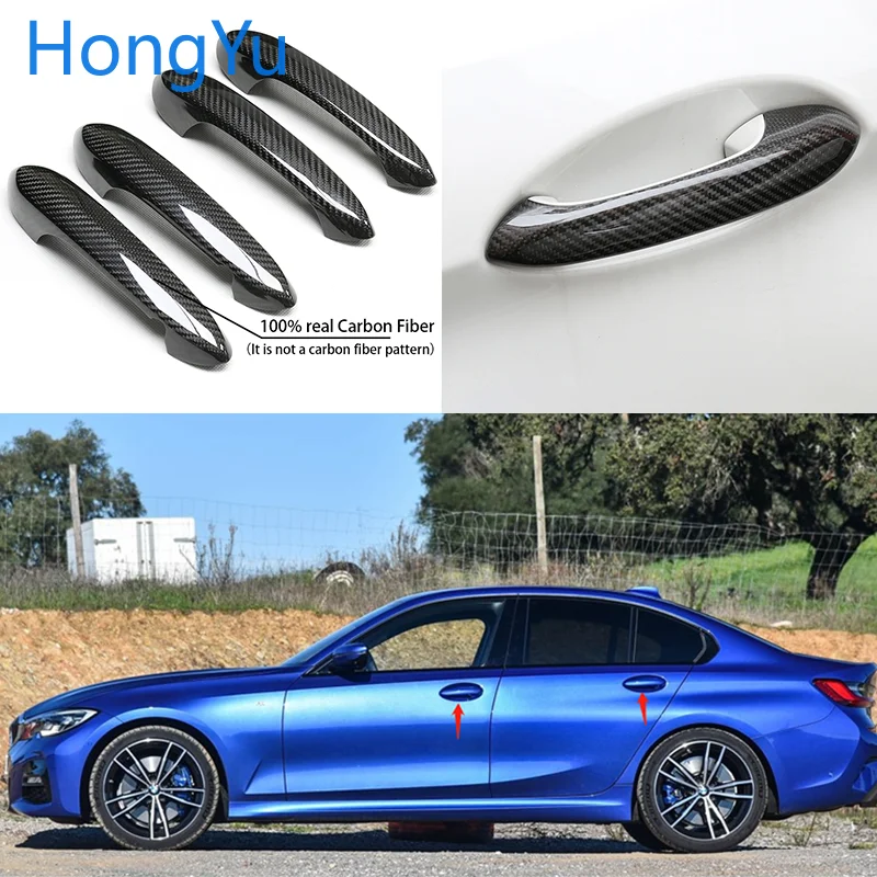 Для BMW 3 серии G20 320d 330i 40i 2019 2020 Автомобильная внешняя крышка из углеродного волокна