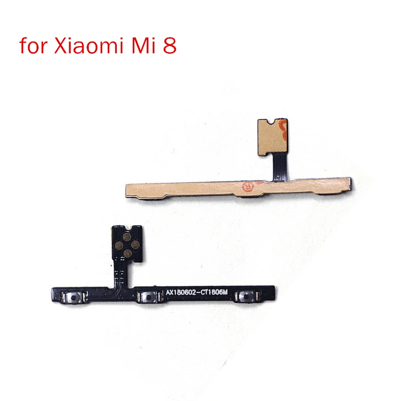 Гибкий кабель питания для Xiaomi Mi 8 Боковая кнопка включения/выключения сменный