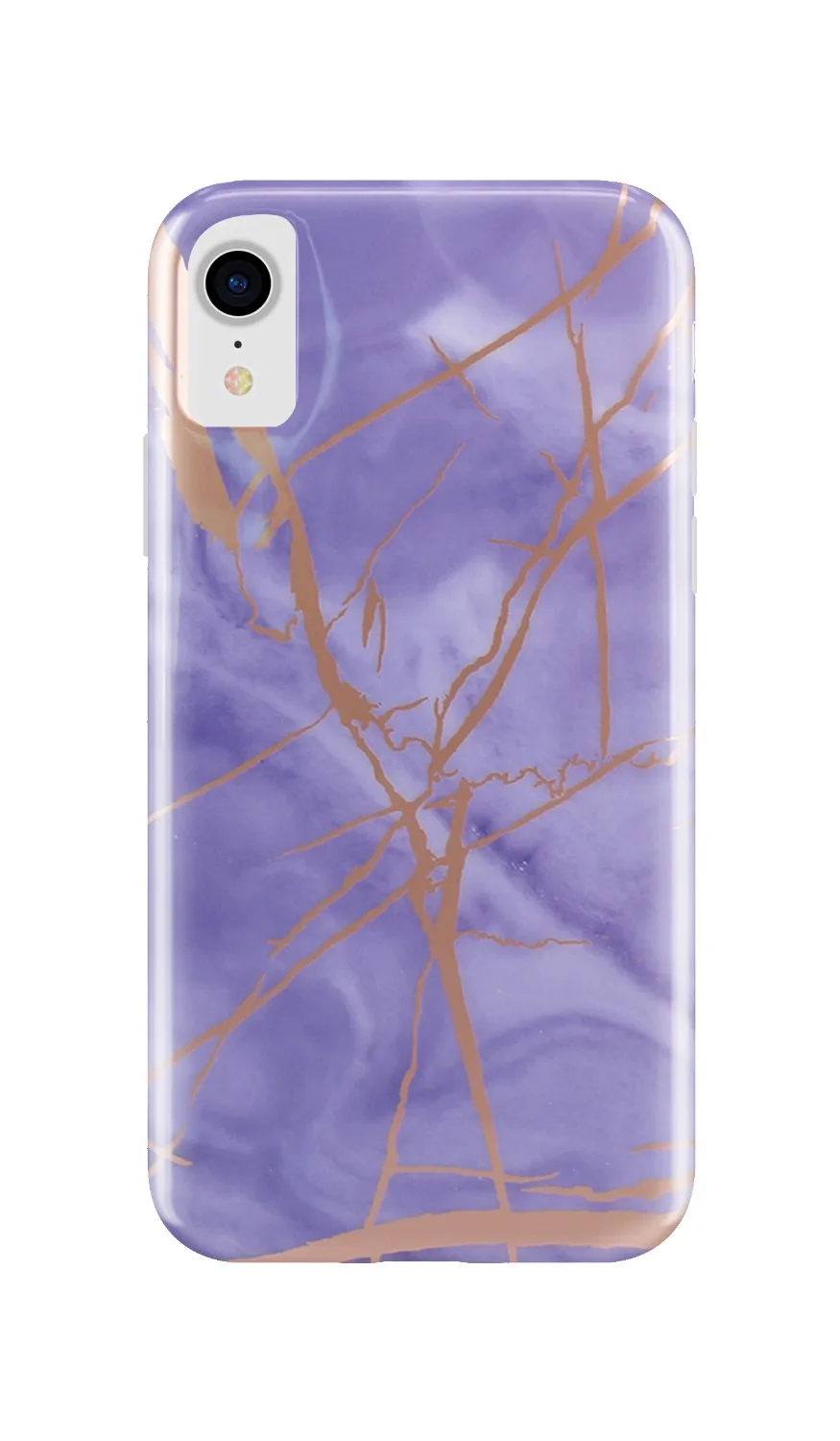 Полная защита Мягкий ТПУ HOLO хром мраморный чехол для iPhone XS XR Max задняя крышка |