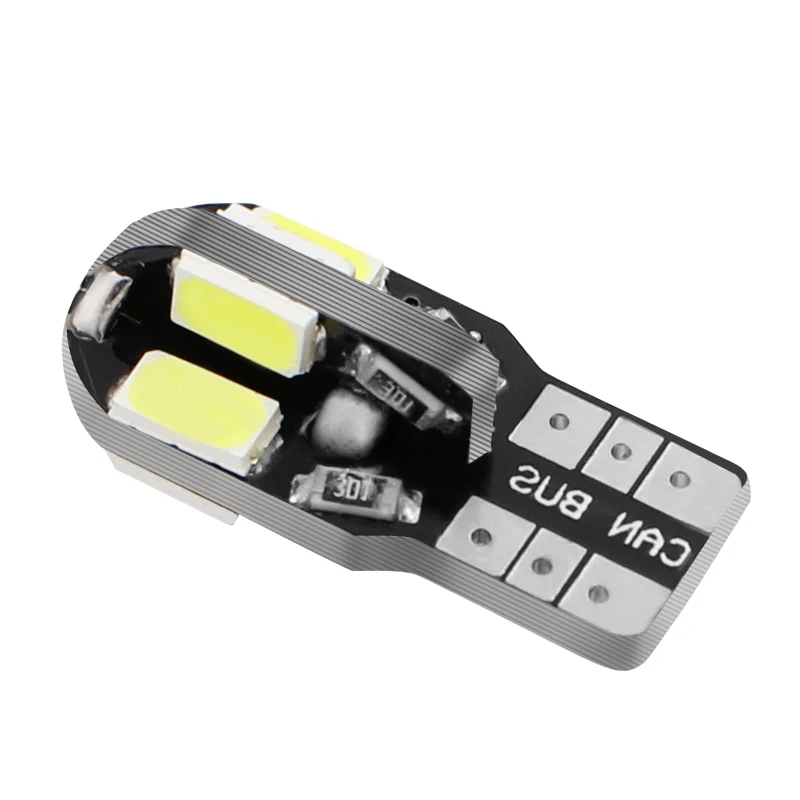 High Quality 2018 Car led 10PCS Canbus T10 8smd 5630 5730 LED car Light NO OBC ERROR W5W 194 SMD Led Bulb | Автомобили и