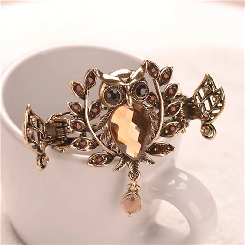 Милые 5 цветов хрустальные свадебные аксессуары для волос металлическая