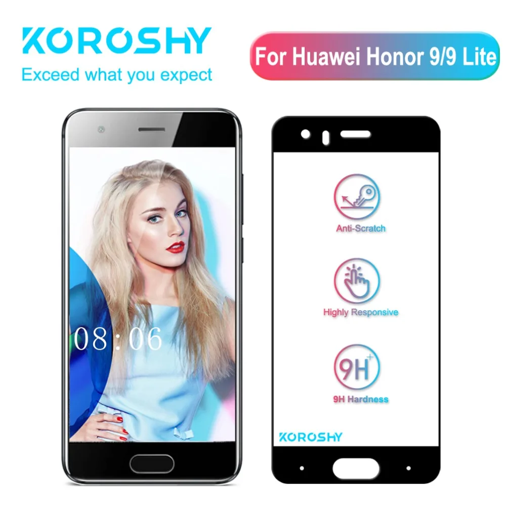 Закаленное стекло для Huawei Honor 9 Lite 9H 2.5D | Мобильные телефоны и аксессуары