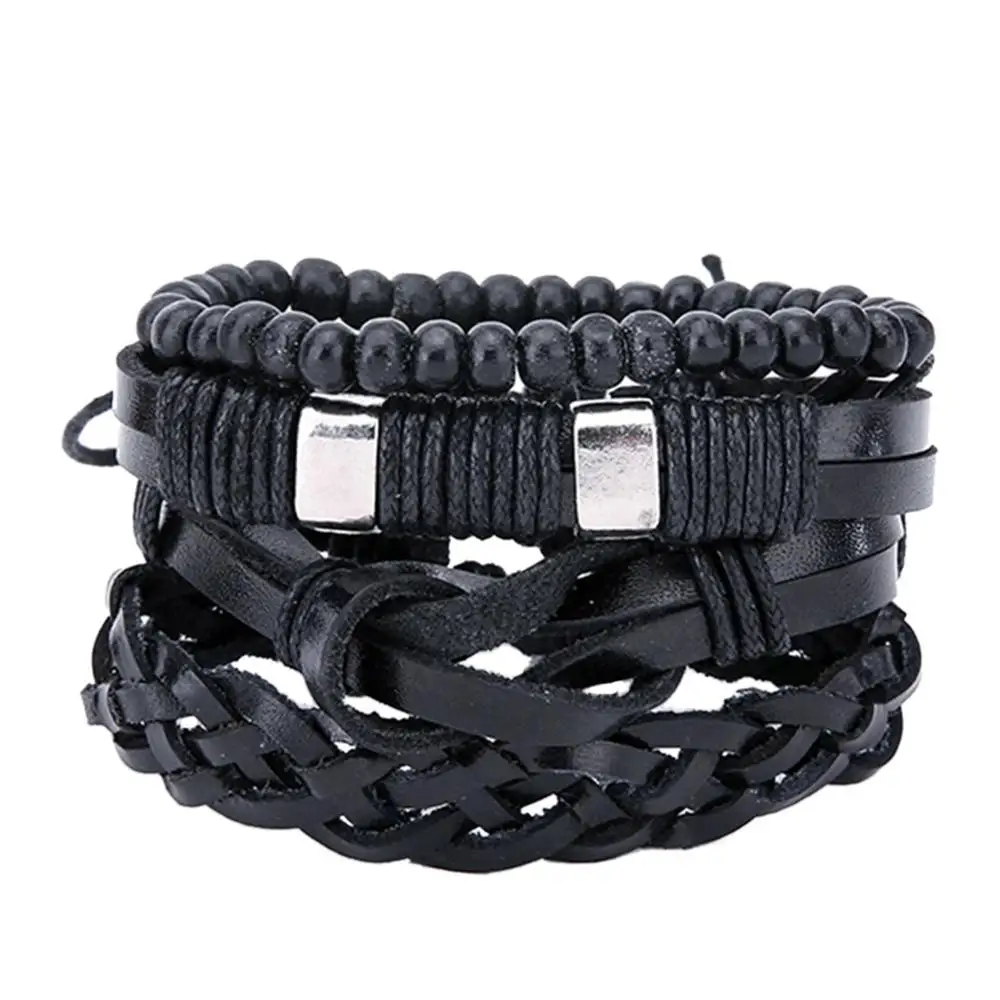Браслеты для мужчин, кожаные браслеты,, Pulseira Masculina, ювелирные изделия, шарм, Bileklik Pulseiras, Boyfriend Girlfriend, мужские браслеты s - Окраска металла: 04