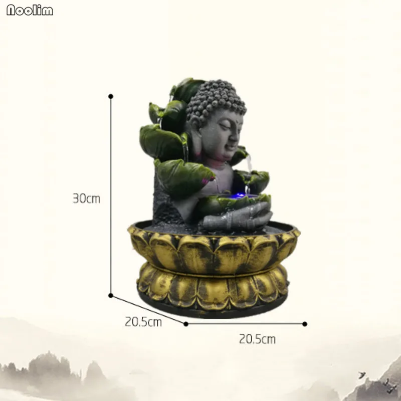 Фэн шуй из смолы поделки на удачу плащ для помещений статуя Будды благоприятный