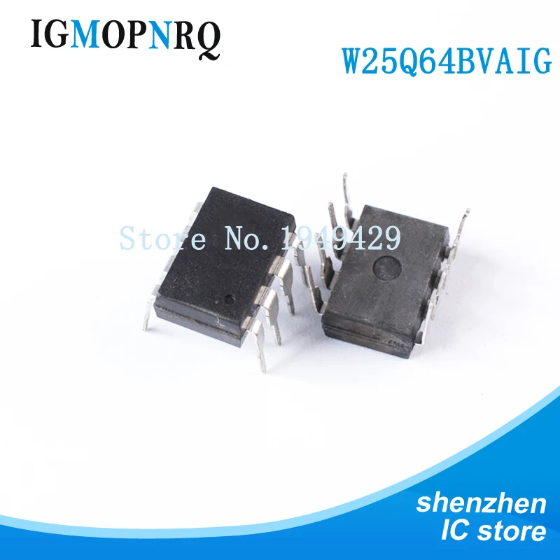 5 шт./лот W25Q64BVAIG DIP-8 W25Q64 25Q64 Новинка | Электронные компоненты и принадлежности