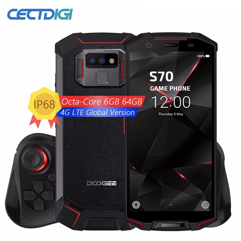Смартфон DOOGEE S70 IP68/IP69K игровой телефон с экраном 5 99 дюймов FHD быстрая беспроводная
